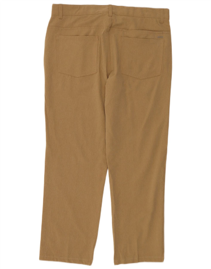 Pantaloni casual drepti pentru bărbați IZOD W36 L30 poliester bej