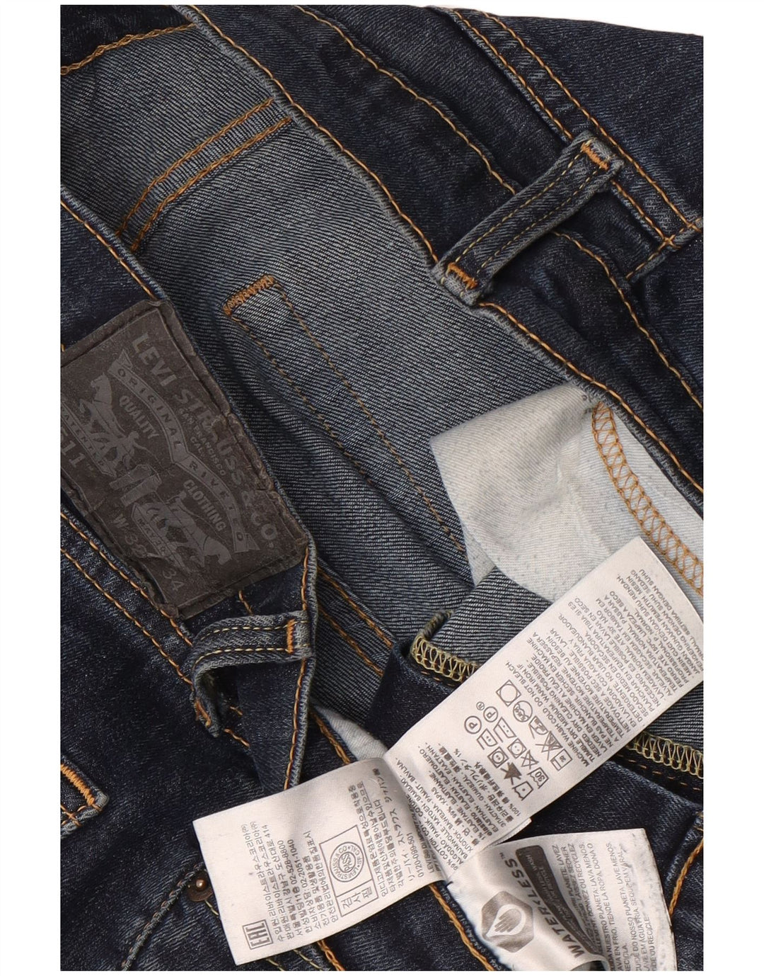 Blugi Levi's 511 Slim SLIW32 L34 Bumbac albastru
