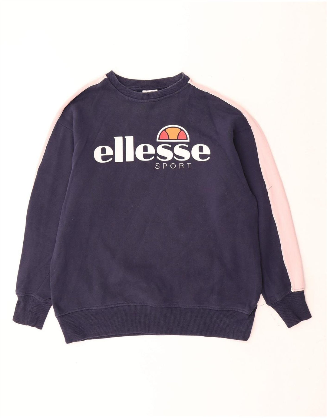 ELLESSE Pulover supradimensionat pentru femei UK 12 Medium Bleumarin