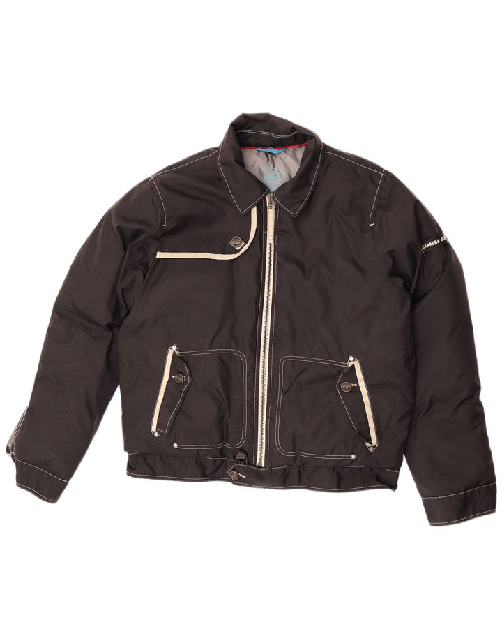 Jachetă Bomber Căptușită pentru bărbați Carrera UK 40 Large Black