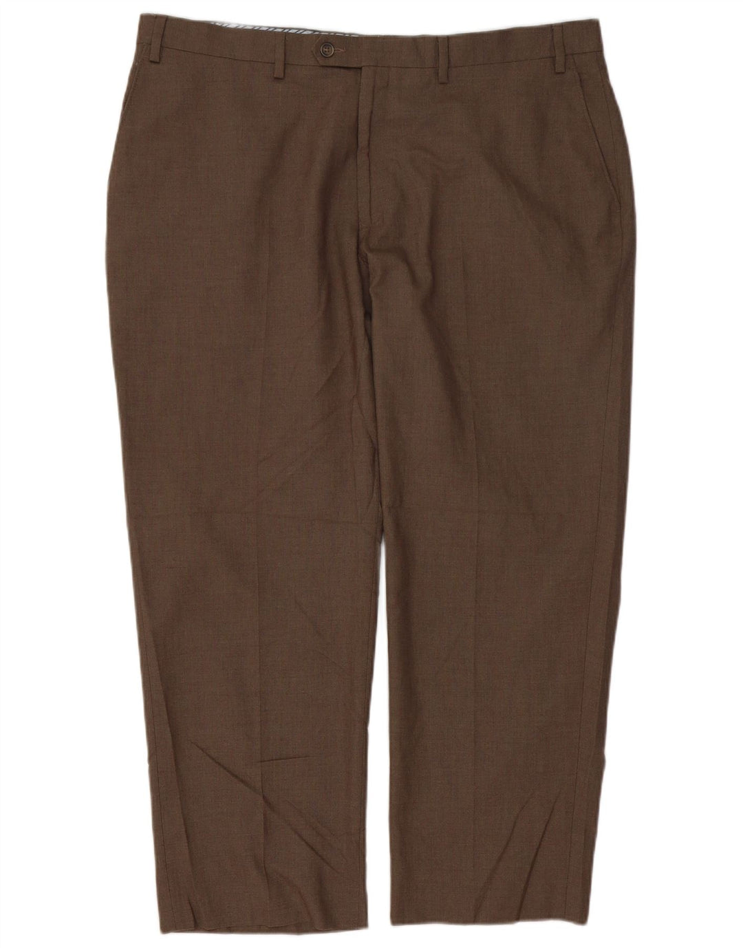 Pantaloni drepți Izod pentru bărbați L40 L29 Poliester maro