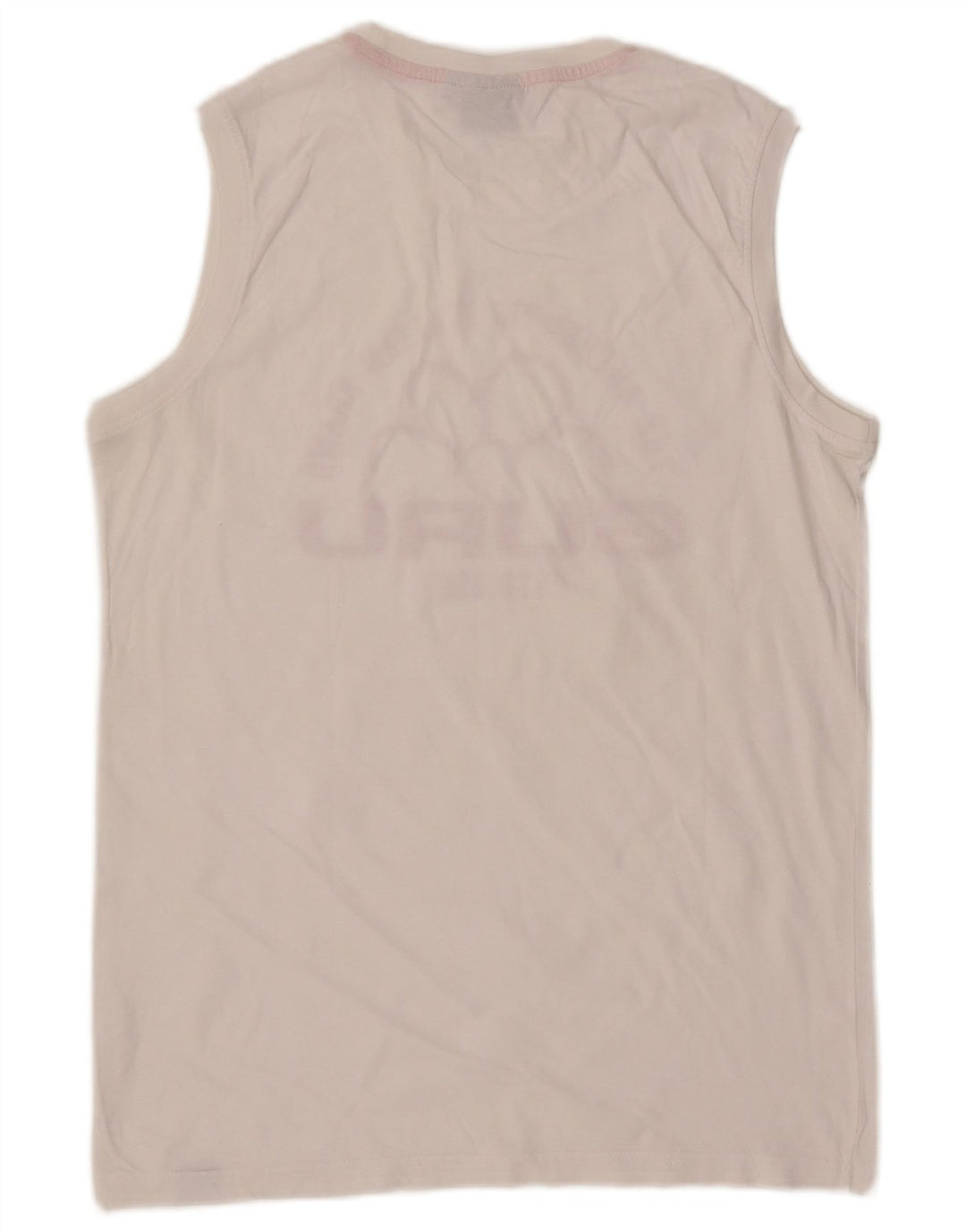 Guru Mens Graphic Vest Top Top Medium White