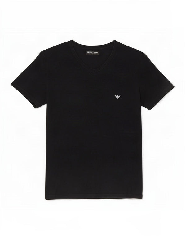 Tricou grafic pentru femei Emporio Armani Top UK 14 Medium Black