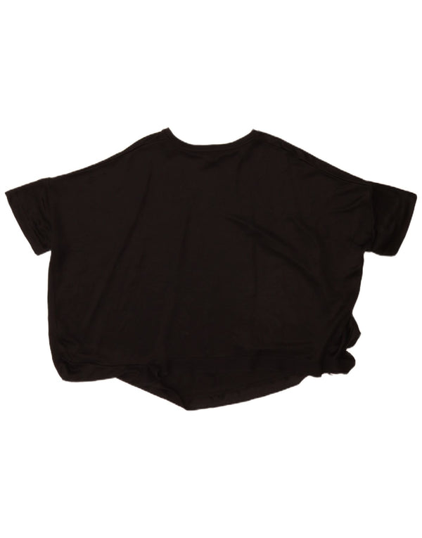 Cos Tricou supradimensionat pentru femei Top UK 14 Medium Black Viscose