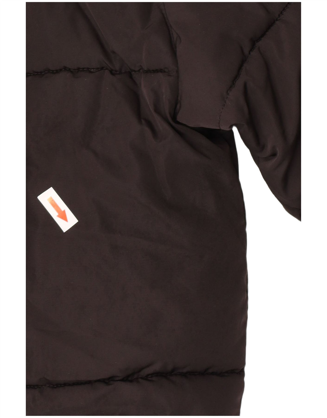 Jachetă căptușită cu glugă pentru femei Zara UK 42 XL Poliester negru