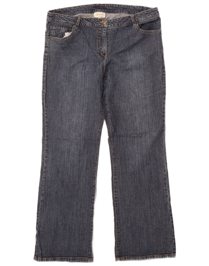 Blugi drepti pentru femei Autograph UK 18 XL W38 L33 Albastru