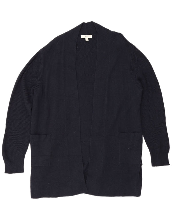Pulover cardigan deschis pentru femei Marks & Spencer UK 20 2XL Bleumarin