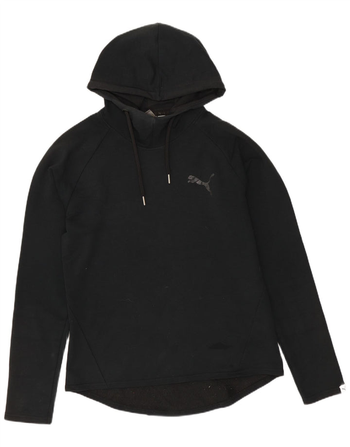 Pulover PUMA pentru femei, UK 10, bumbac negru mic