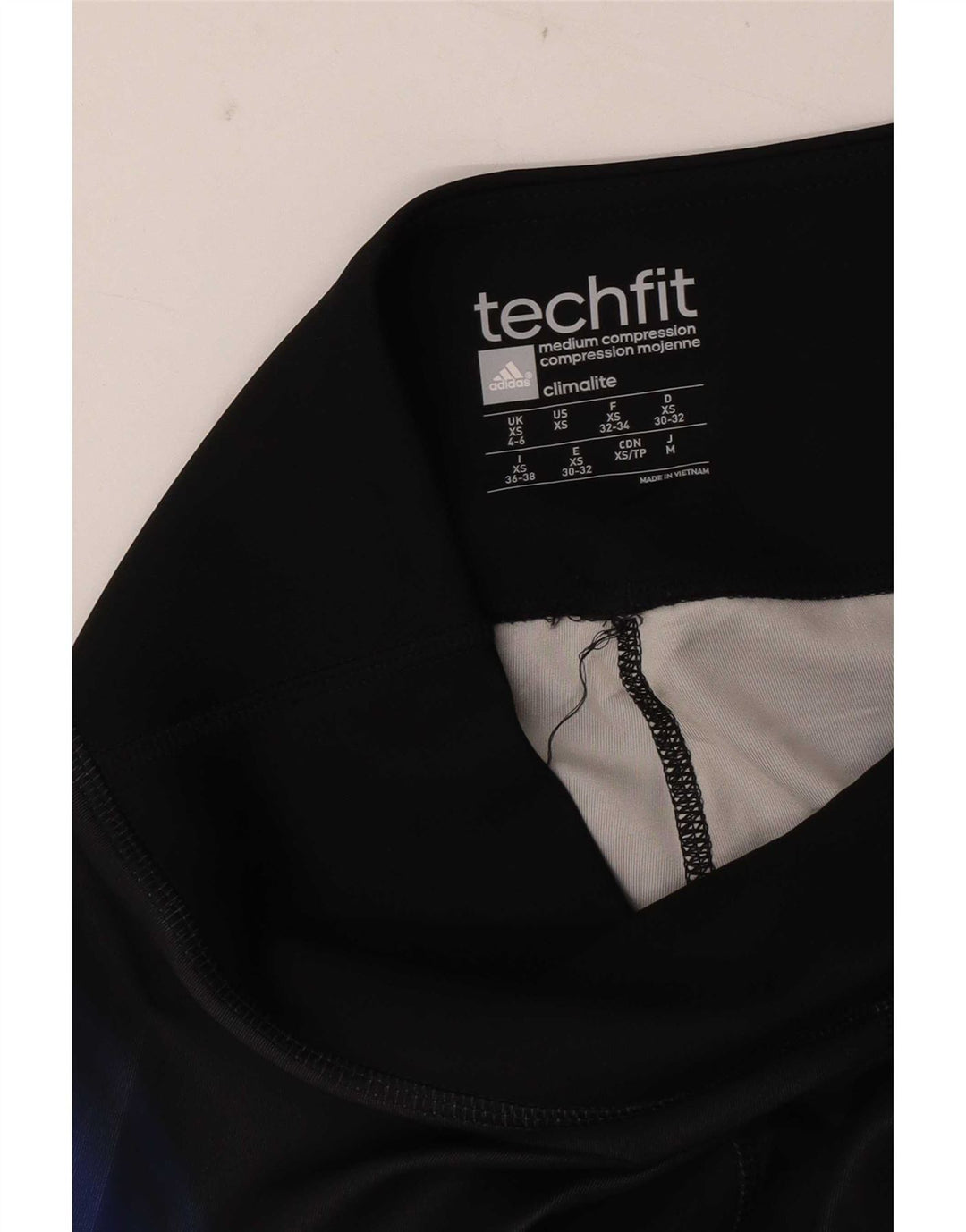 Leggings adidas cu model abstract pentru femei UK 4/6 XS negru