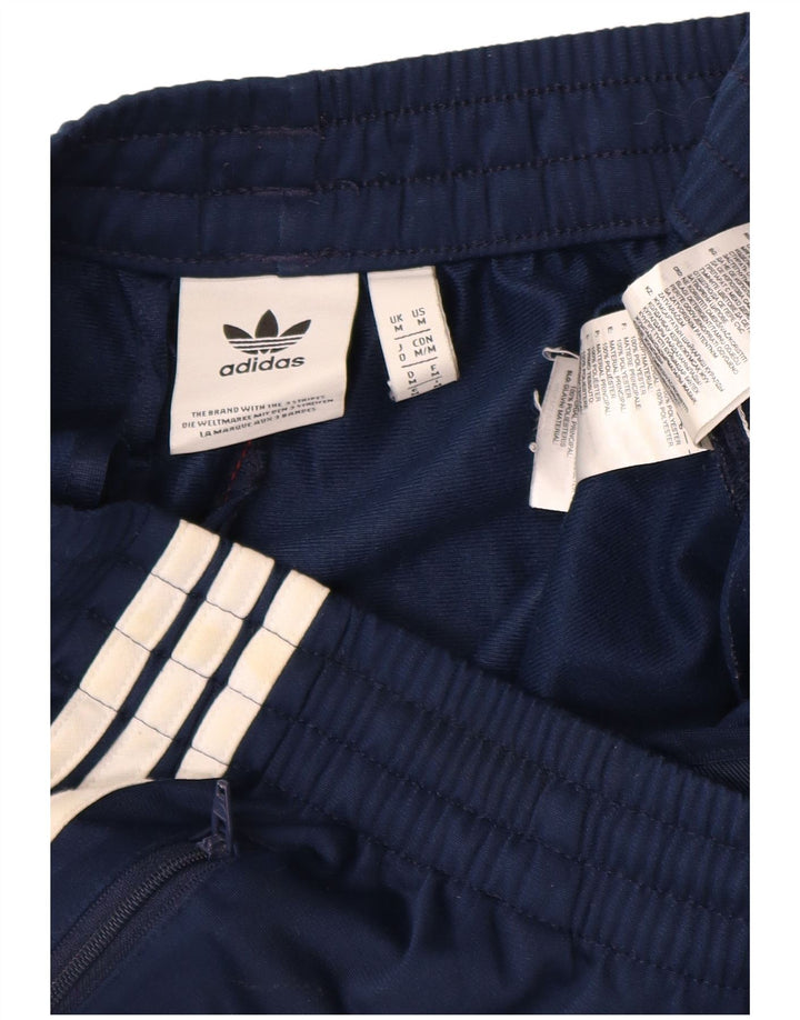 Pantaloni de trening Adidas pentru bărbați UK 14 Poliester mediu albastru bleumarin