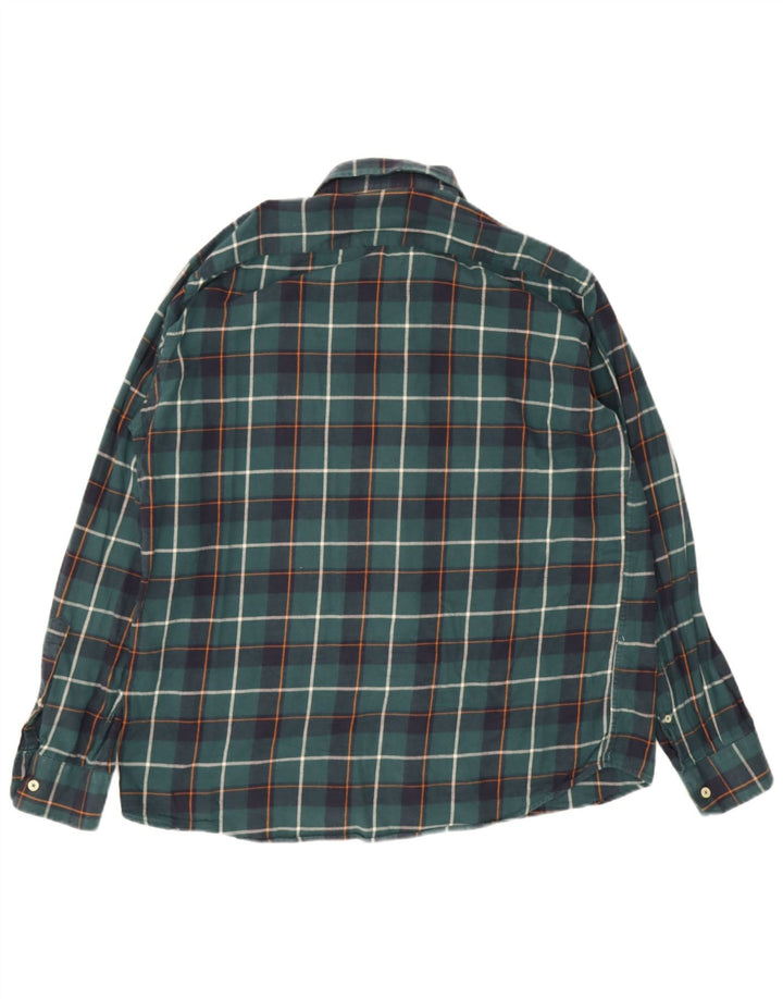 Cămașă de flanel pentru bărbați Carrera, XL, verde, din bumbac