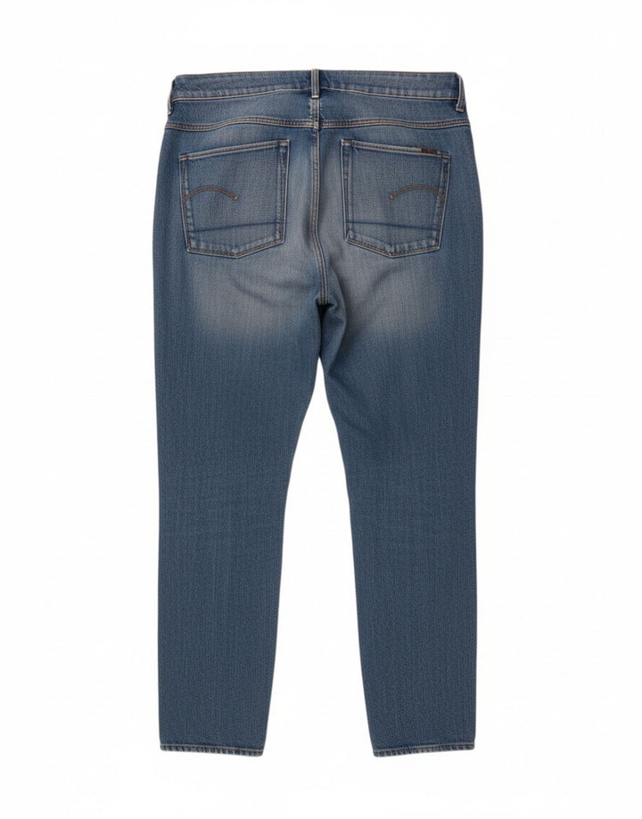 G-STAR Womens Straight Jeans W30 L28 Blue Cotton