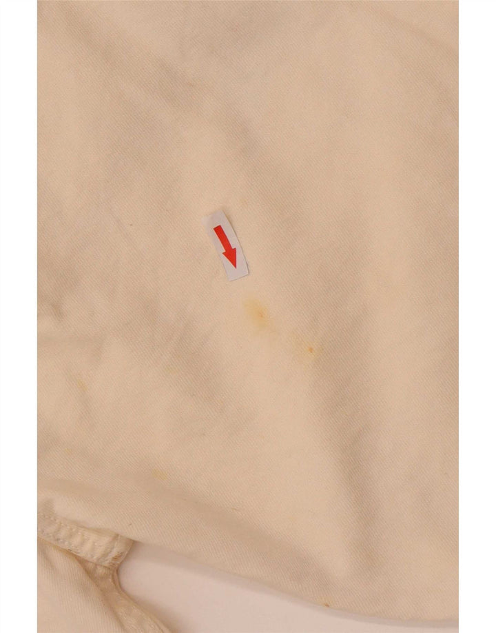 Blugi drepti pentru bărbați Levi's 506 W34 L26 alb