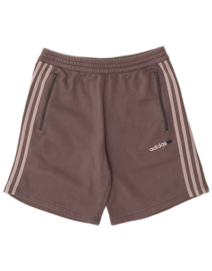 Pantaloni scurți sport pentru bărbați Adidas, gri mediu