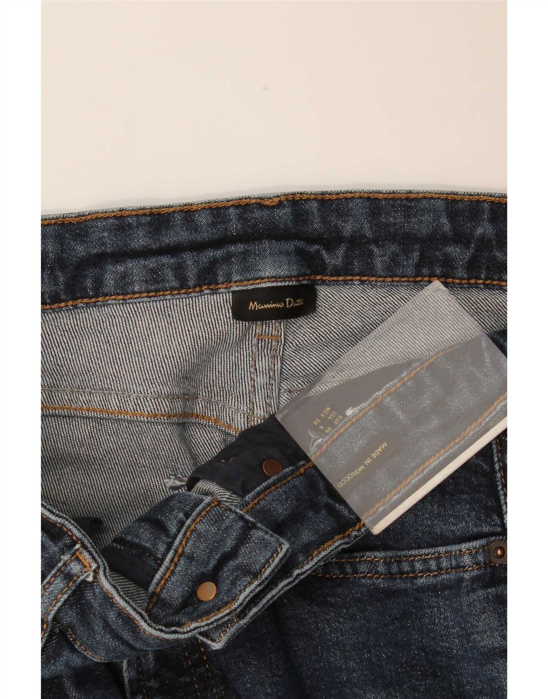 Blugi subțiri Massimo Dutti pentru femei EU 38 Mici W28 L26 Bleumarin