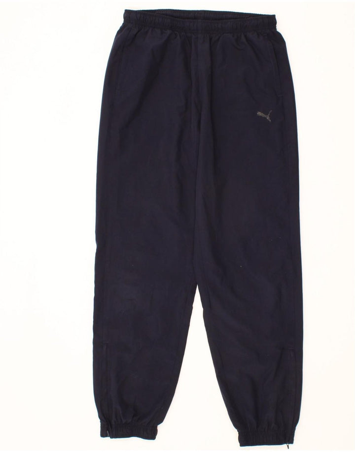 PUMA Mens Tracksuit Trousers Joggers Large  Navy Blue Polyester Vintage Puma and Second-Hand Puma from Messina Hembry 
