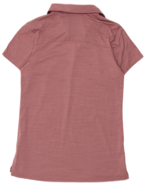 Tricou polo Puma pentru femei UK 6 XS roz poliester cu pături