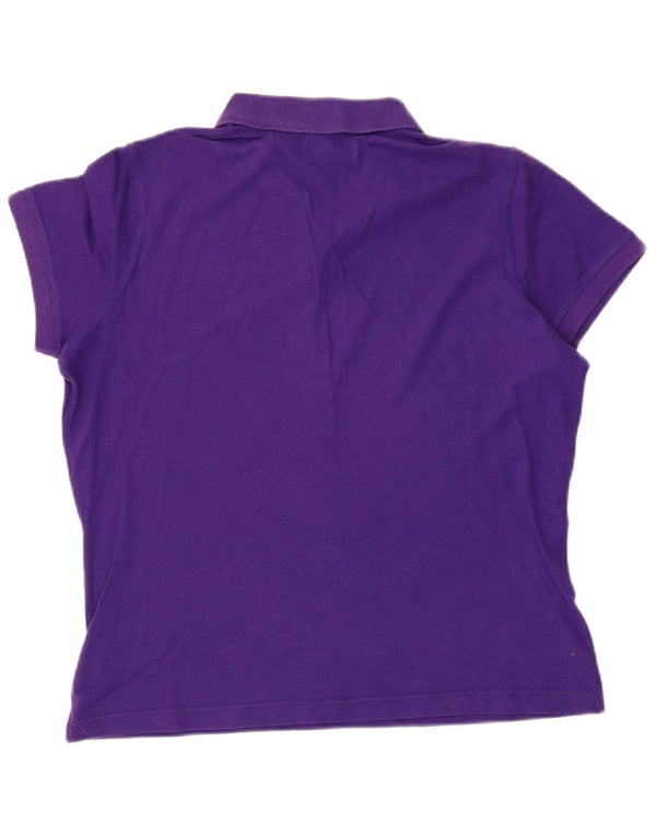 Cămașă polo Polo Ralph Lauren pentru femei UK 18 XL Violet
