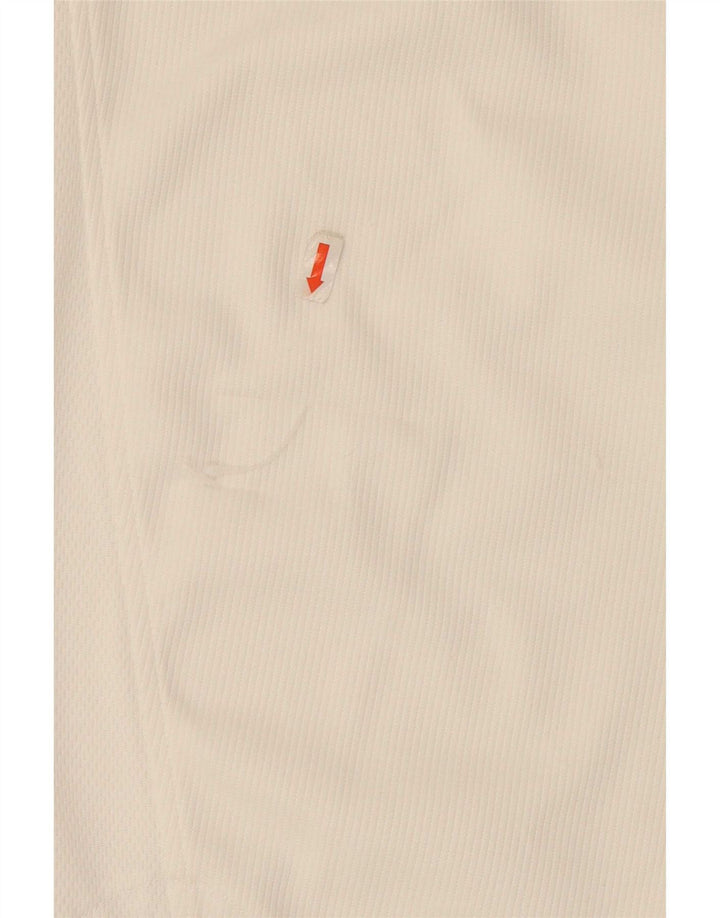 Tricou polo Adidas pentru bărbați Marea Britanie 44/46 Poliester alb mare