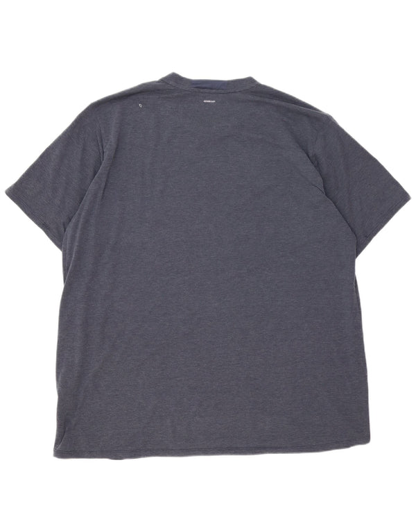 Tricou pentru bărbați Adidas Top 2XL Bleumarin Poliester