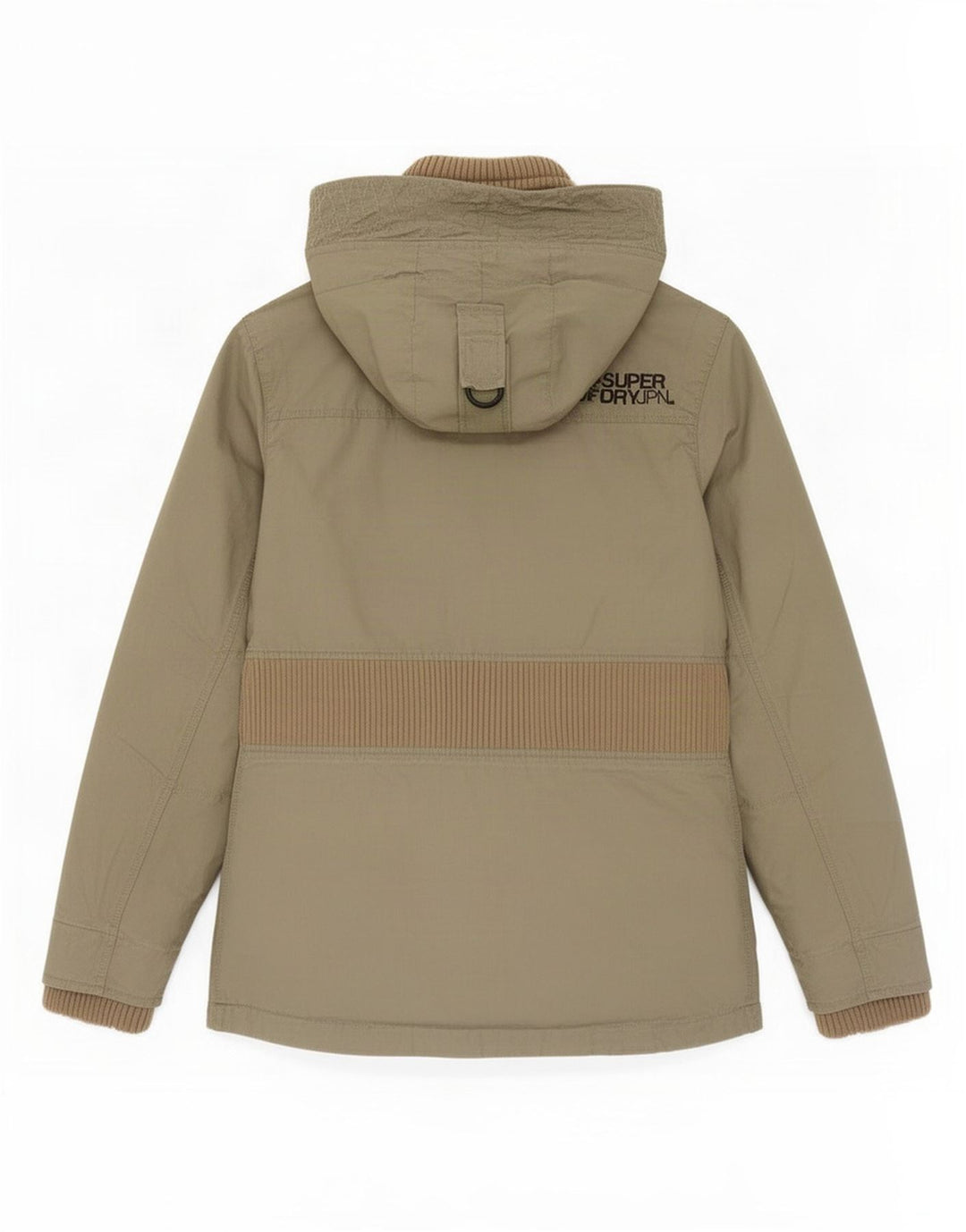 Jachetă parka cu glugă Superdry pentru femei UK 12, bumbac kaki mediu