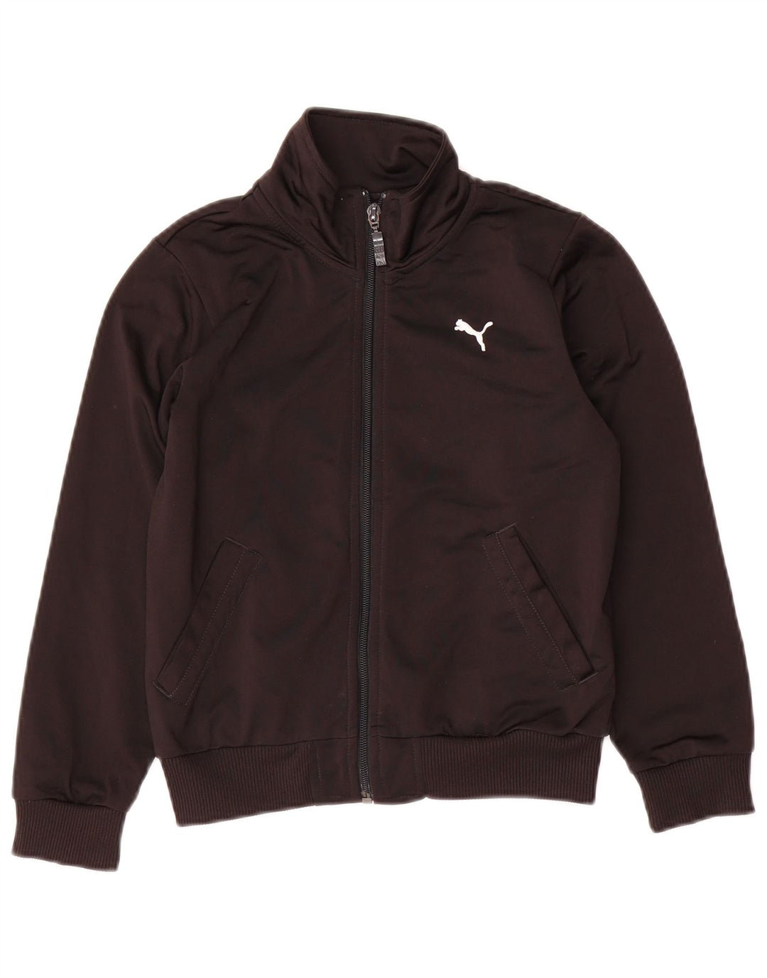 Jachetă de trening grafică PUMA pentru băieți, 7-8 ani, neagră