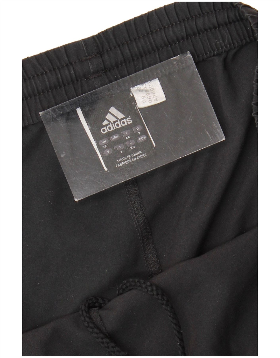 Pantaloni scurți sport ADIDAS Deutscher Fussball Bund, mari, negru, poliester