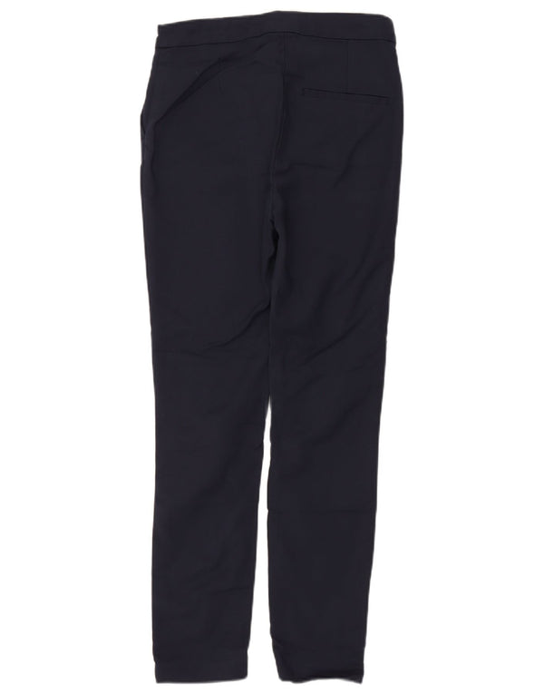 Pantaloni chino subțiri pentru femei Zara EU 36 XS L26 L30 Bumbac bleumarin