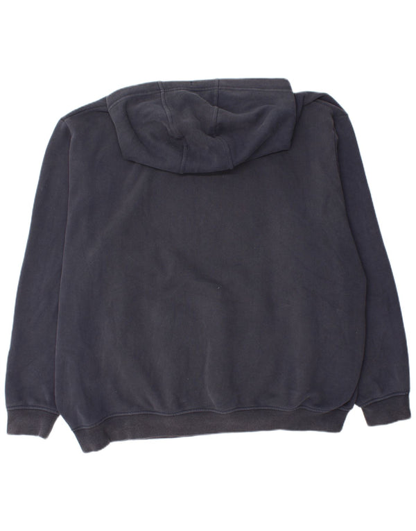 Pulover pentru bărbați, cu grafică, cu glugă, 3XL, bumbac bleumarin