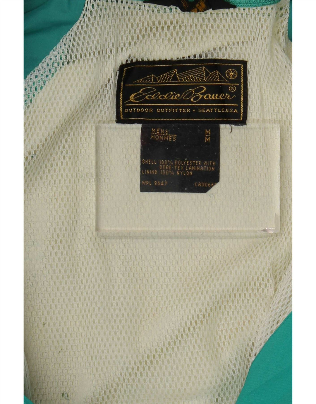 Jachetă de ploaie pentru bărbați Eddie Bauer UK 38 Poliester verde mediu