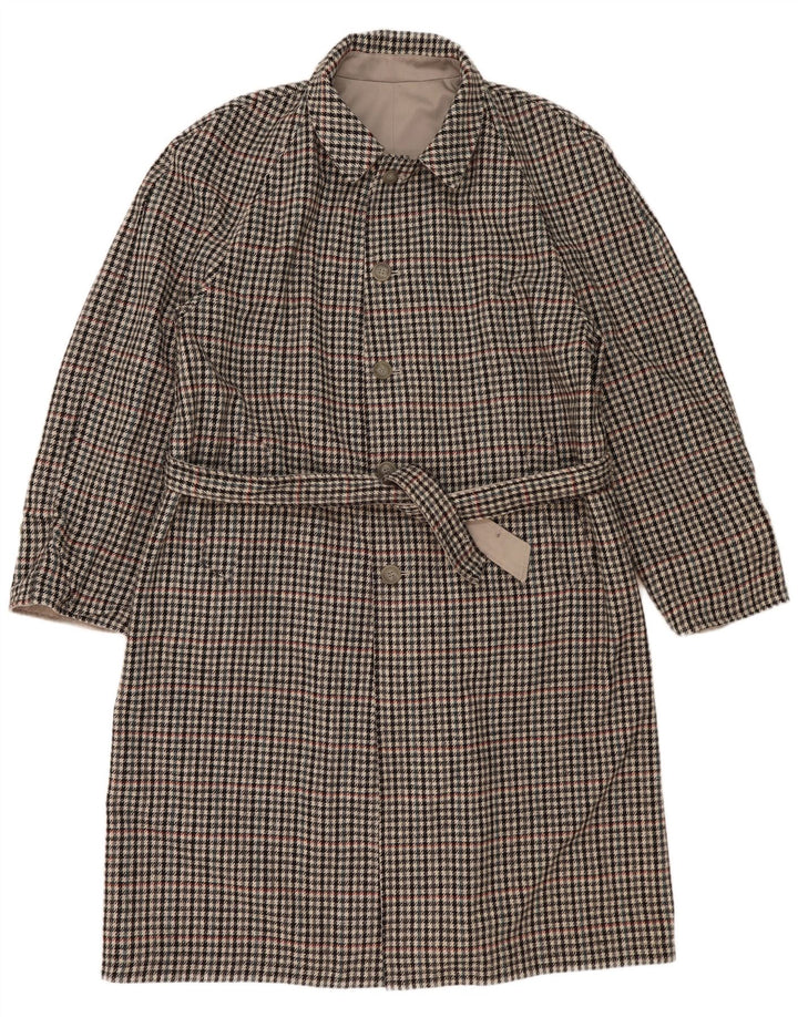 Trench reversibil pentru bărbați Hamilton IT 56 3XL poliester cu carouri gri