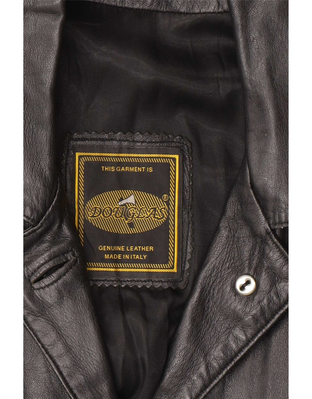 Palton de piele Douglas pentru femei UK 16 mare negru