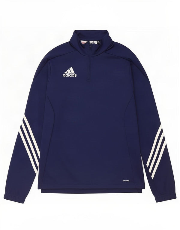 Adidas Climalite Pullover Trening Top 13-14 Ani XL Bleumarin