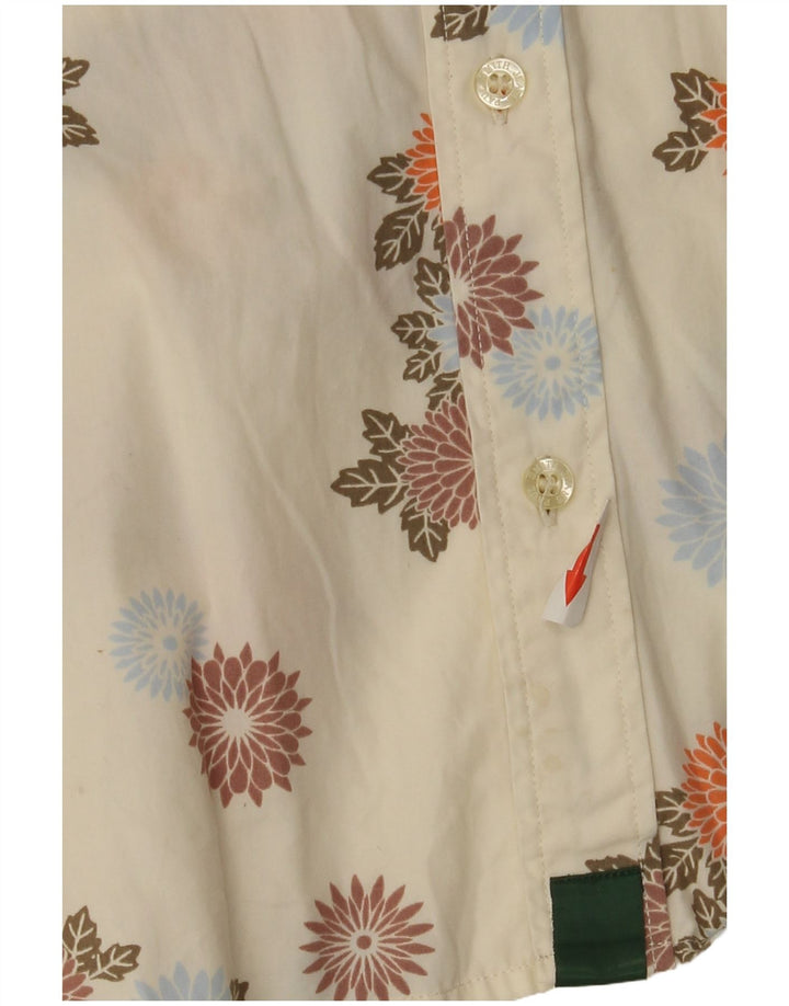 Cămașă pentru bărbați Paul Smith, mare din bumbac floral alb