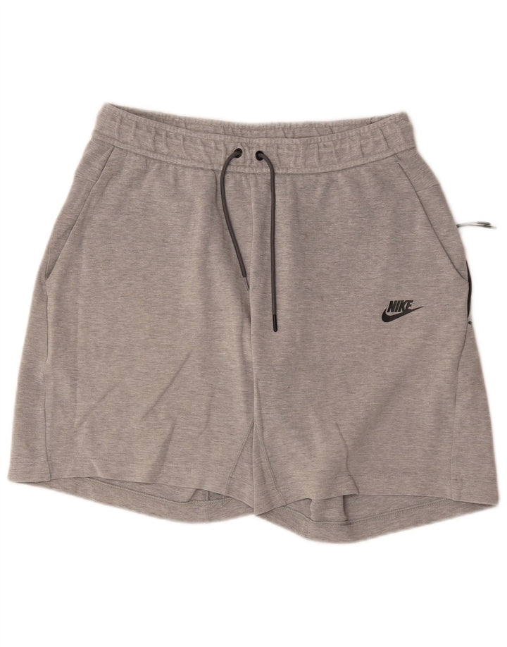 Pantaloni scurți sport Nike pentru bărbați, bumbac cu pete gri medii