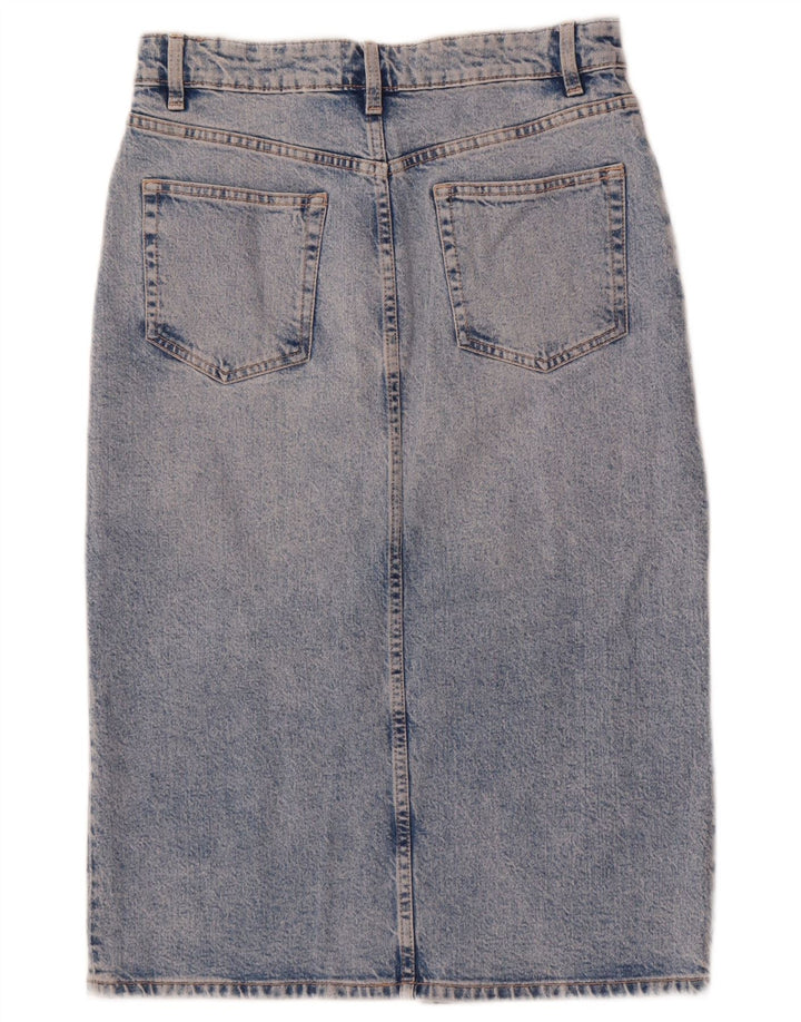 Fusta de blugi pentru femei Zara Medium W28 Bumbac Albastru