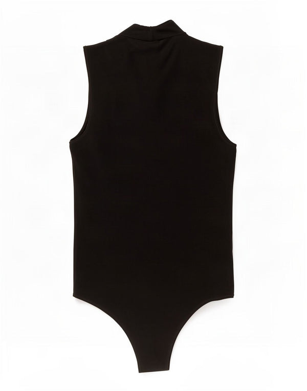 Body fără mâneci pentru femei Benetton UK 12 bumbac mediu negru