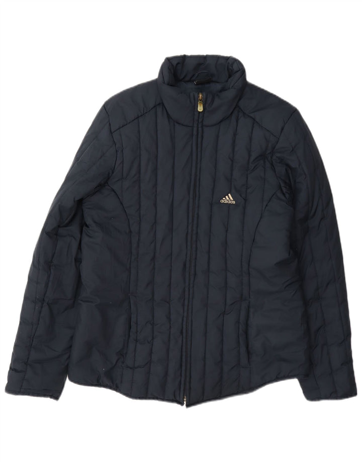 Jachetă căptușită pentru femei Adidas UK 10 Small Bleumarin Poliester