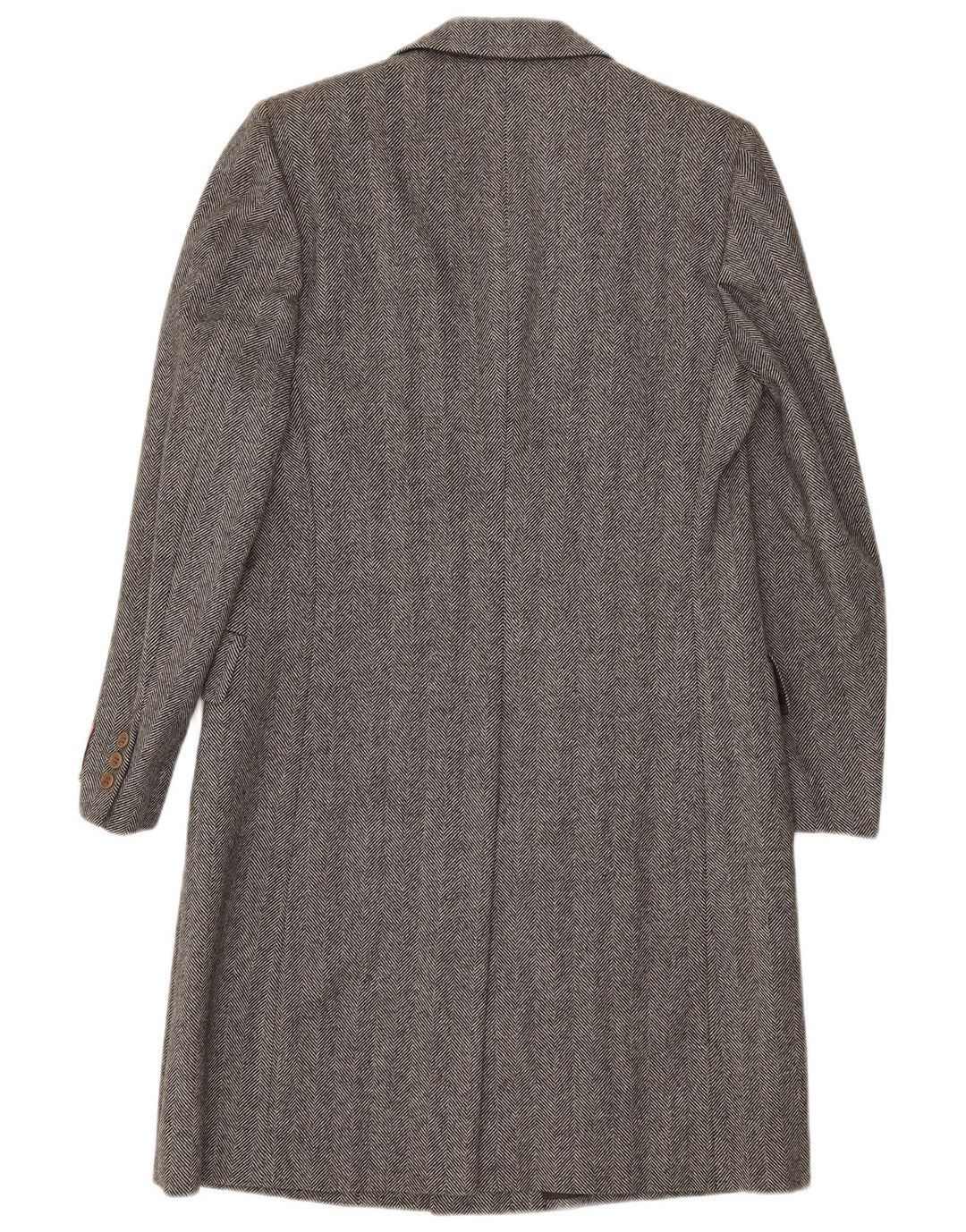 Pardesiu vintage pentru bărbați IT 48 Lână Gri Medium Herringbone