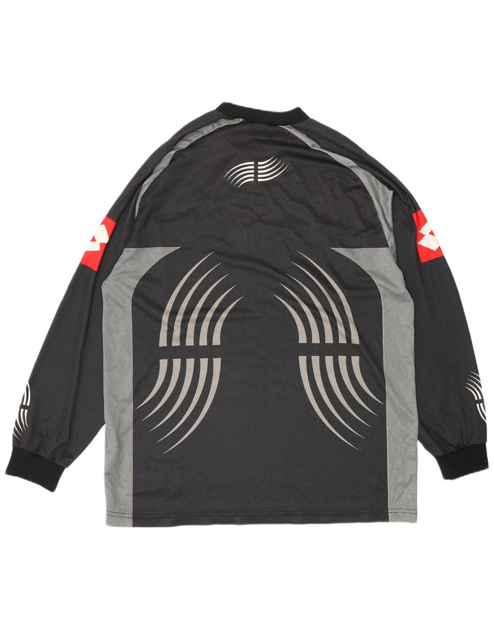 Tricou grafic LOTTO pentru bărbați Juventus 2001-2002 Top mare sport negru