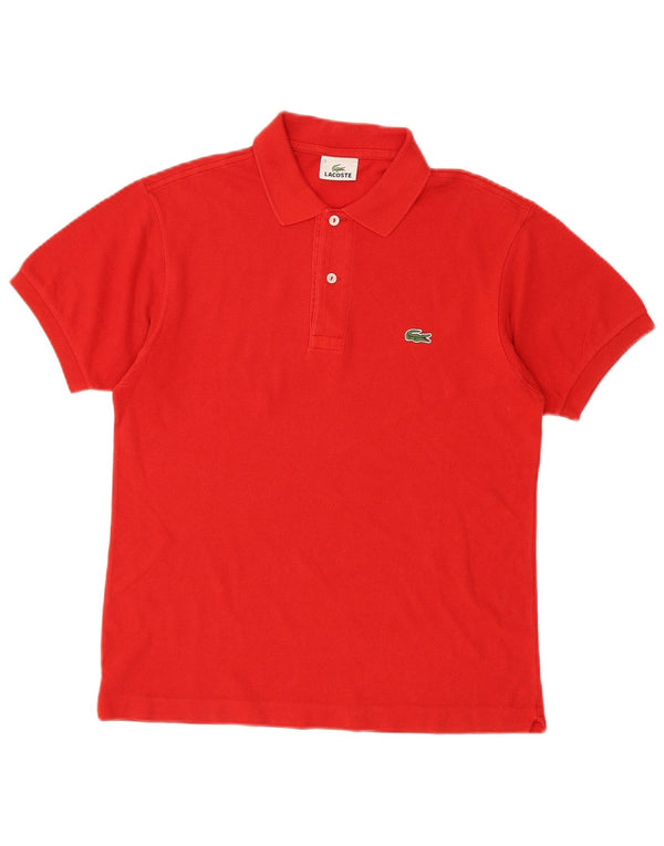 Tricou polo pentru bărbați LACOSTE Mărimea 3 Bumbac roșu mic