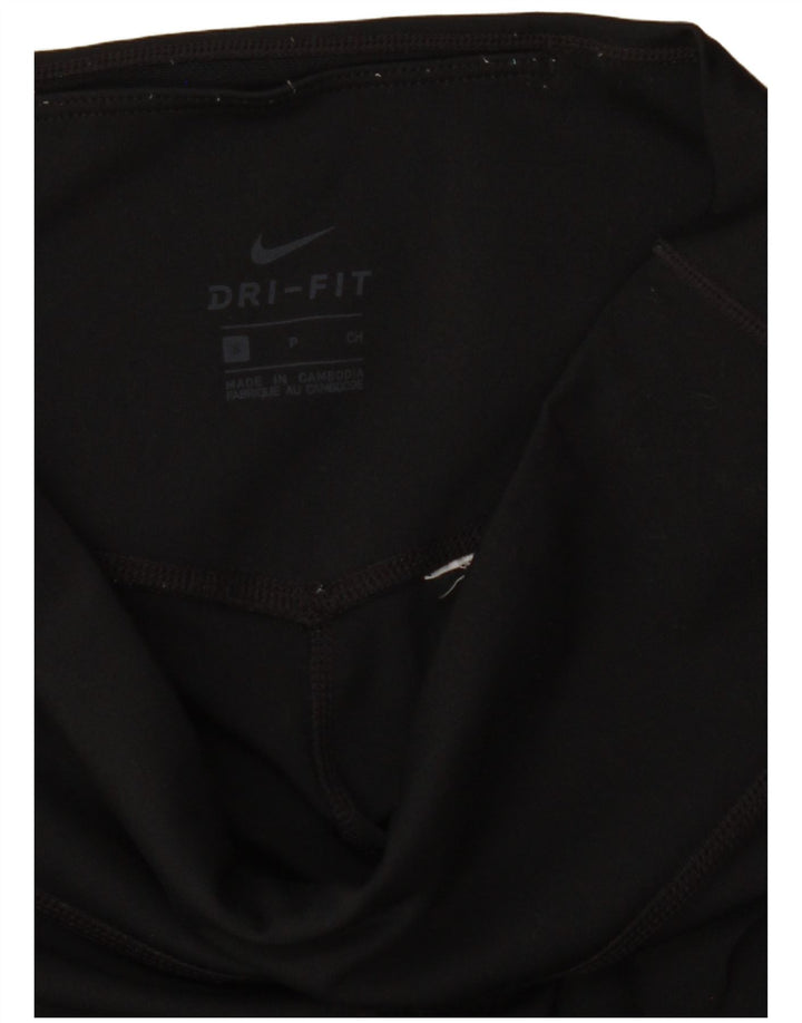 Leggings capri Nike Dri Fit pentru femei UK 8 Small Black