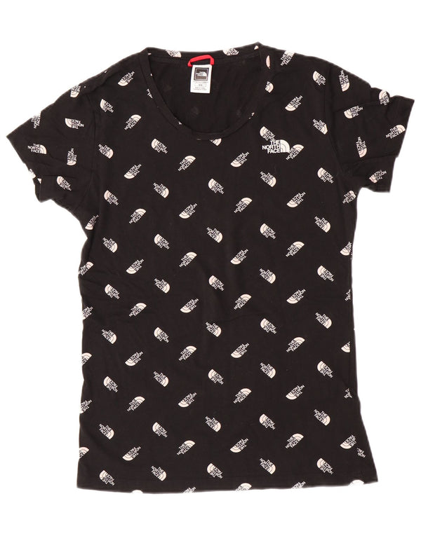 Tricou grafic The North Face pentru femei Top UK 12 Medium Black Bumbac