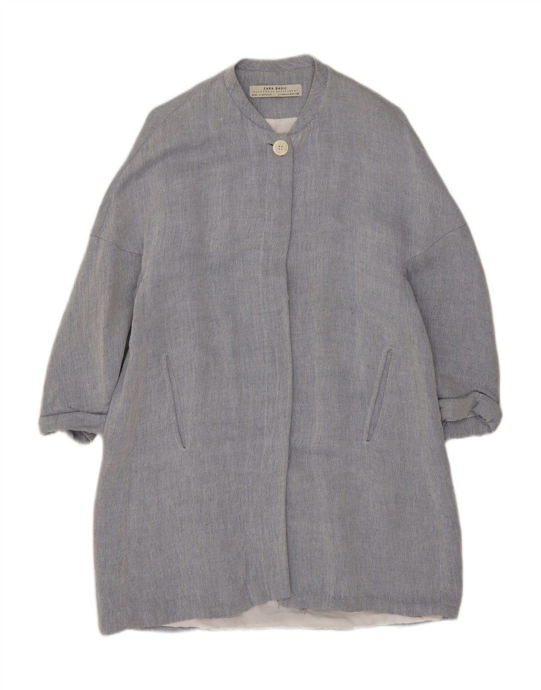 Pardesiu pentru femei Zara UK 14 Medium Blue