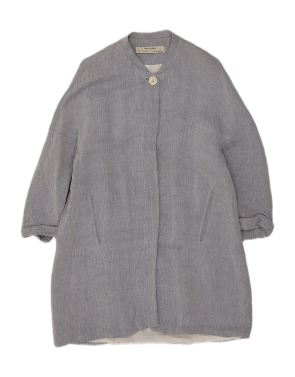 Pardesiu pentru femei Zara UK 14 Medium Blue