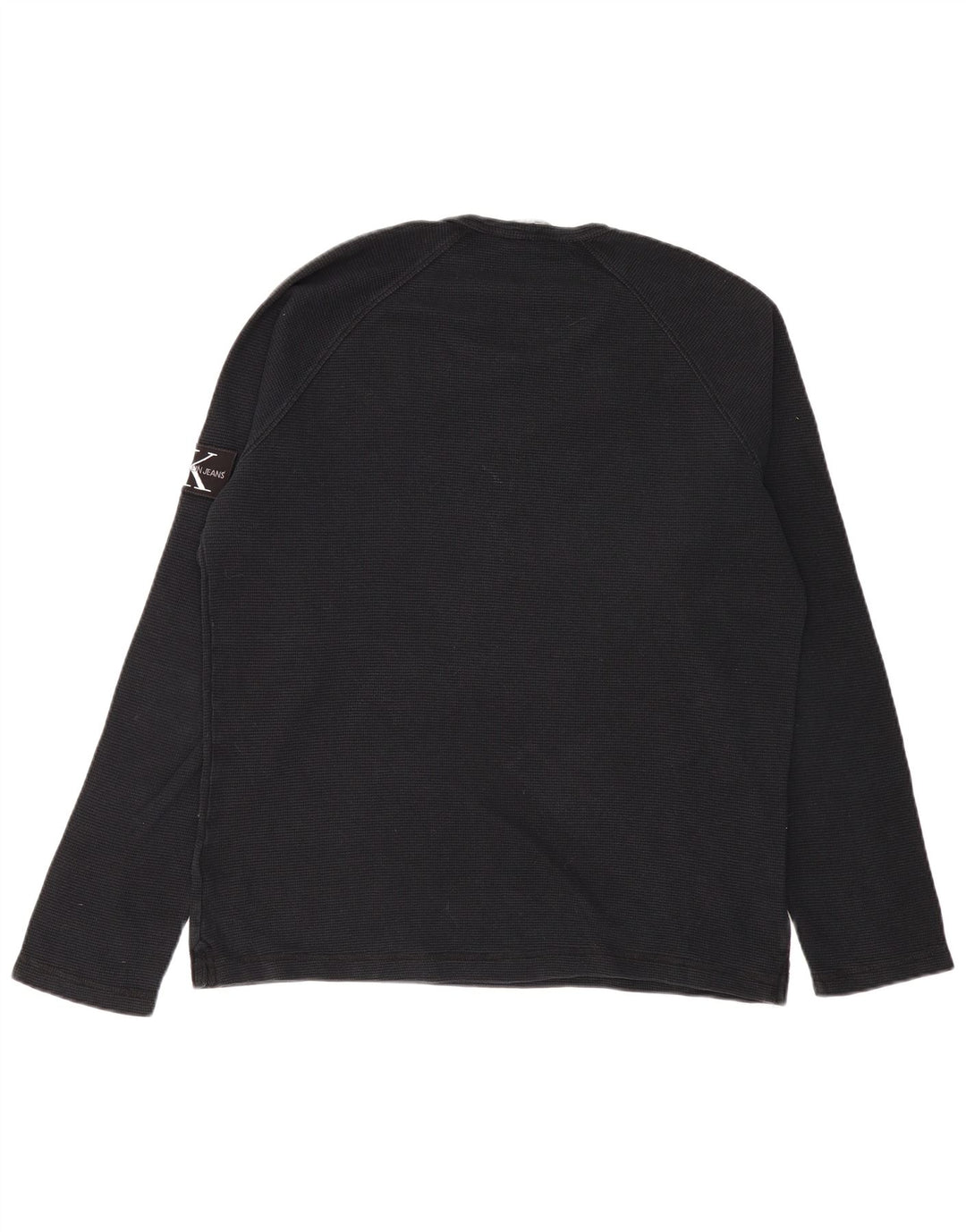 CALVIN KLEIN JEANS Top pentru bărbați cu mânecă lungă XL negru