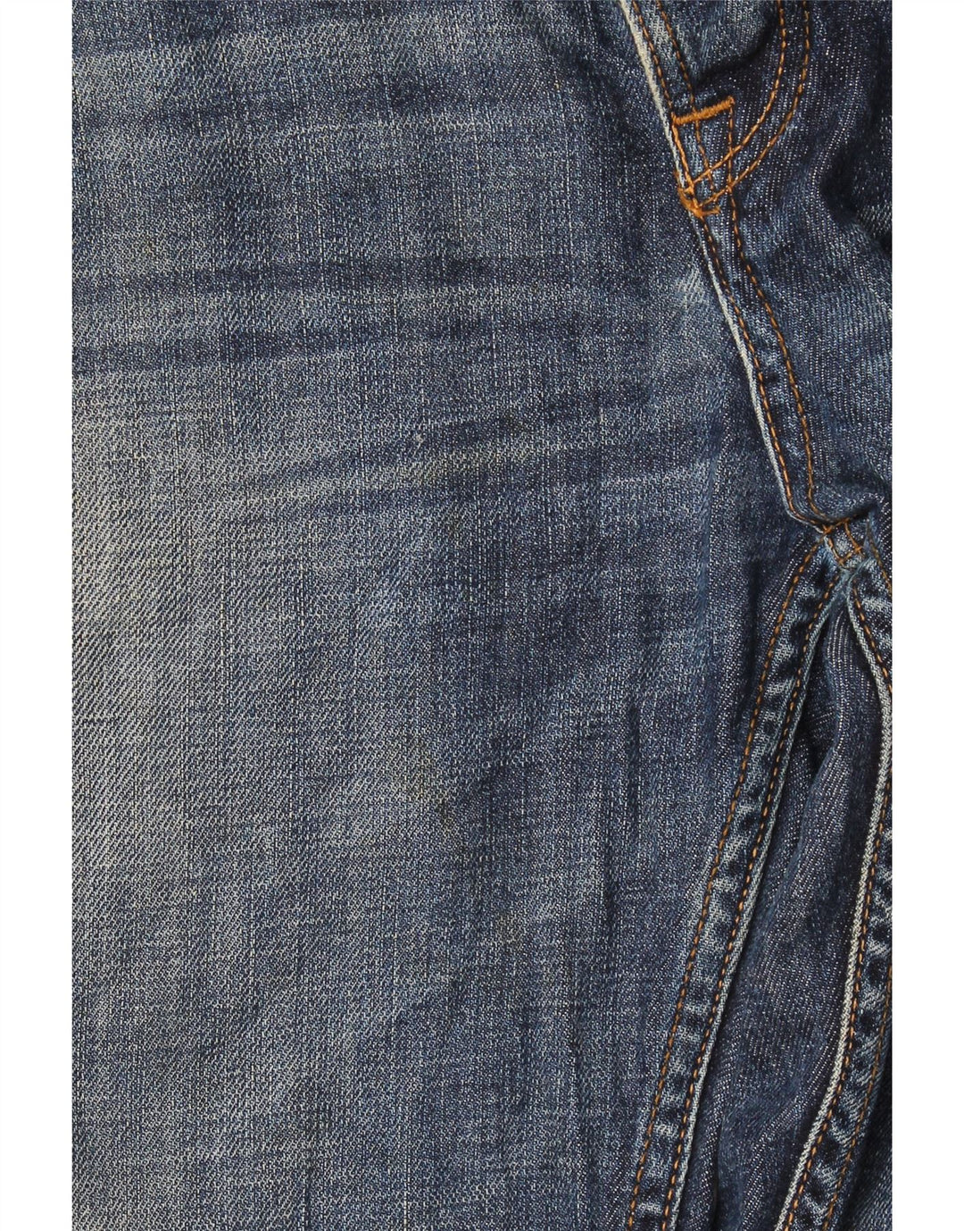 Blugi drepți învechiți pentru bărbați Zara EU 44 Large W34 L29 Bleumarin