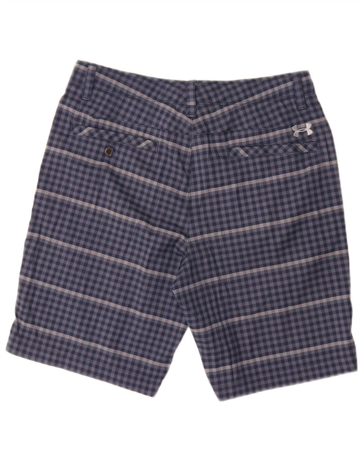 Pantaloni scurți chino pentru bărbați Under Armour W32 Medium Blue Gingham Poliester