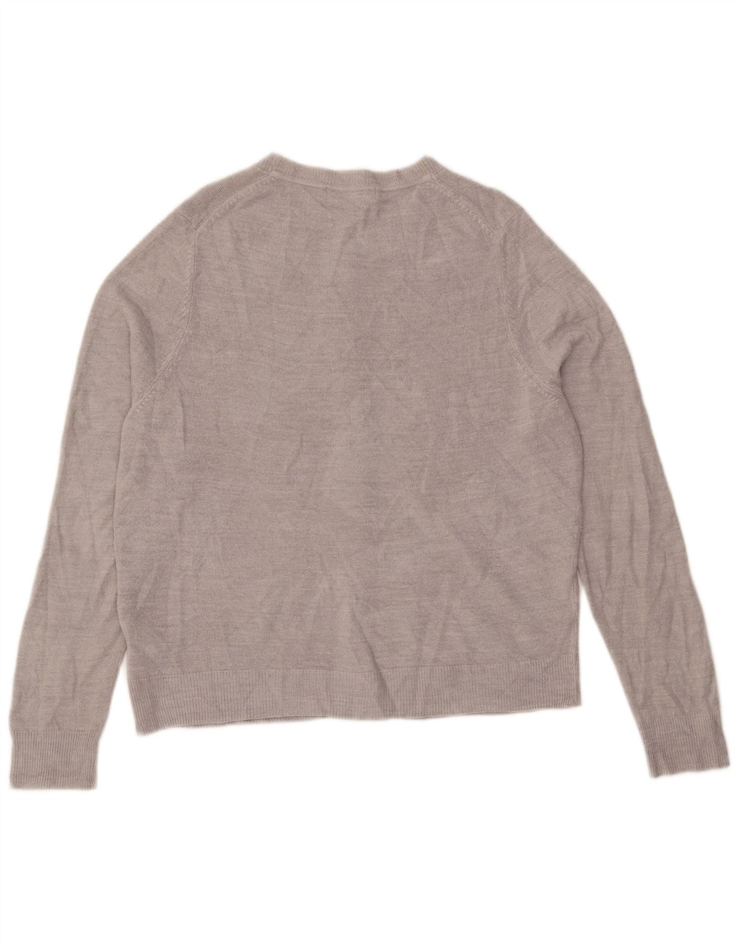 Pulover cardigan pentru femei Marks & Spencer UK 14 mare, gri acrilic