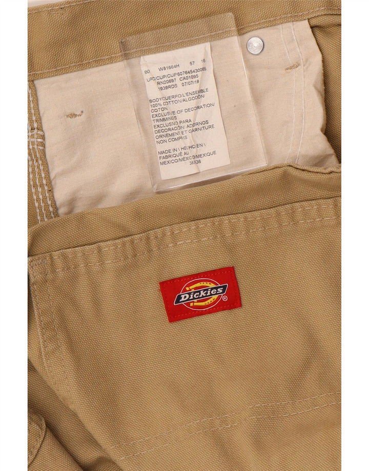 DICKIES Pantaloni drepti cargo pentru bărbați W38 L36 bumbac bej